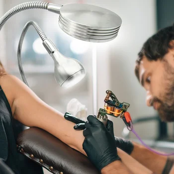 

Dimmable LED double-headed clip mobile phone repair light can be customized to cure UV glue purple light table lamp LM5181551py