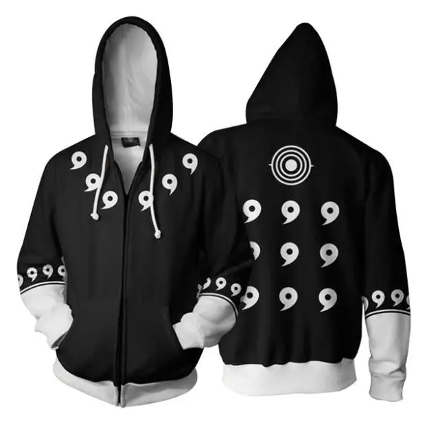 

3D Zip Up Hoodies Men Naruto 3D Print Cosplay Clothing Sweatshirt Thin Coat Hoody Streetwear Zipper Jacket