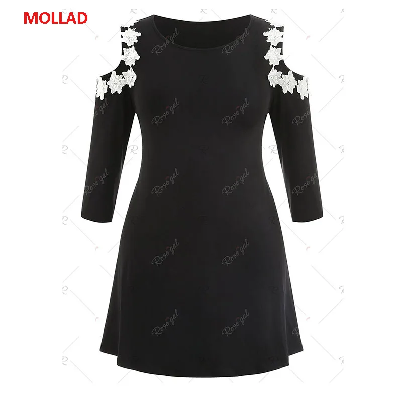 MOLLAD 2019 новое летнее модное женское платье с круглым вырезом большого размера