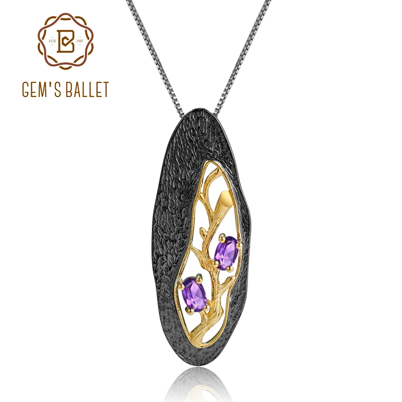 Gem балетки 1.2Ct натуральный гранатовый родолит утверждающий кулон 925 пробы серебро