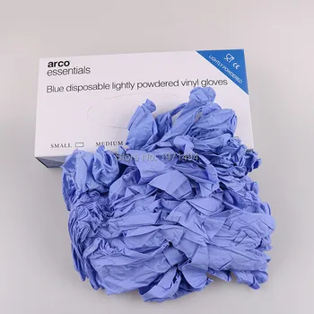 

High quality1box PVC rubber Disposable Gloves Latex For Permanent Makeup tattoo Disposable Gloves Eyebrow Lip Tattoo Accessories