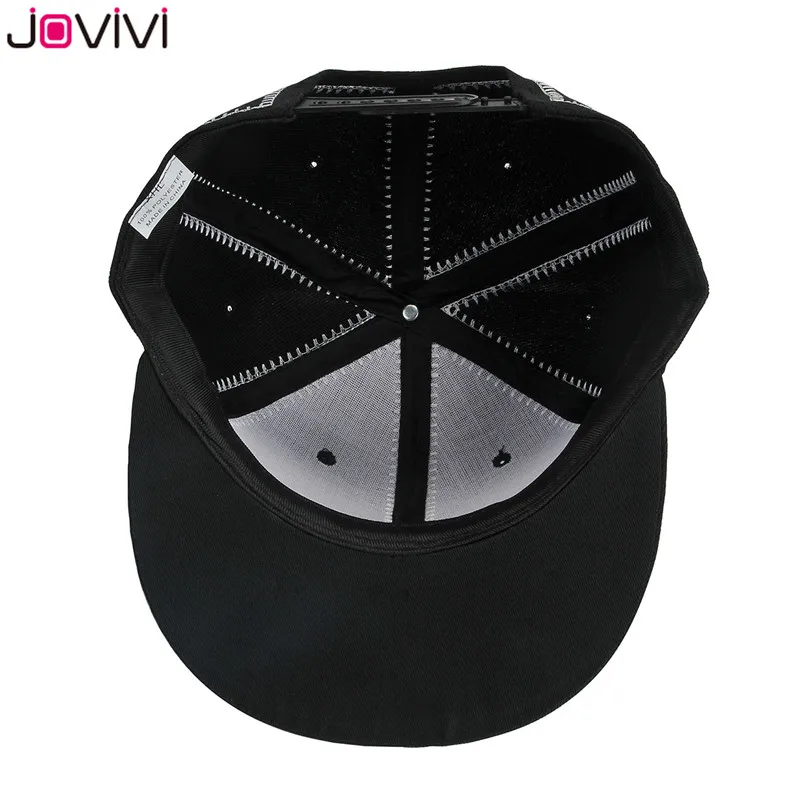 Jovivi/Новое поступление; 1 шт.; индивидуальная Кепка унисекс; классическая бейсболка; Простая Регулируемая Кепка в стиле хип-хоп; Цвет черный