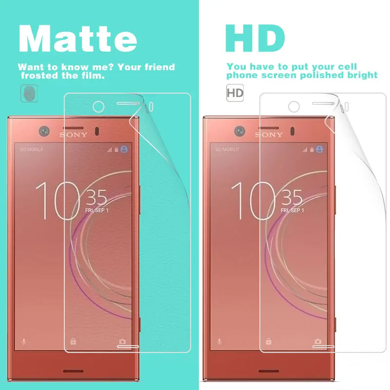 Вопрос пленки и глянцевая пленка для Sony Xperia XZ1 компактный G8441 4 6 В LCD Прозрачная HD