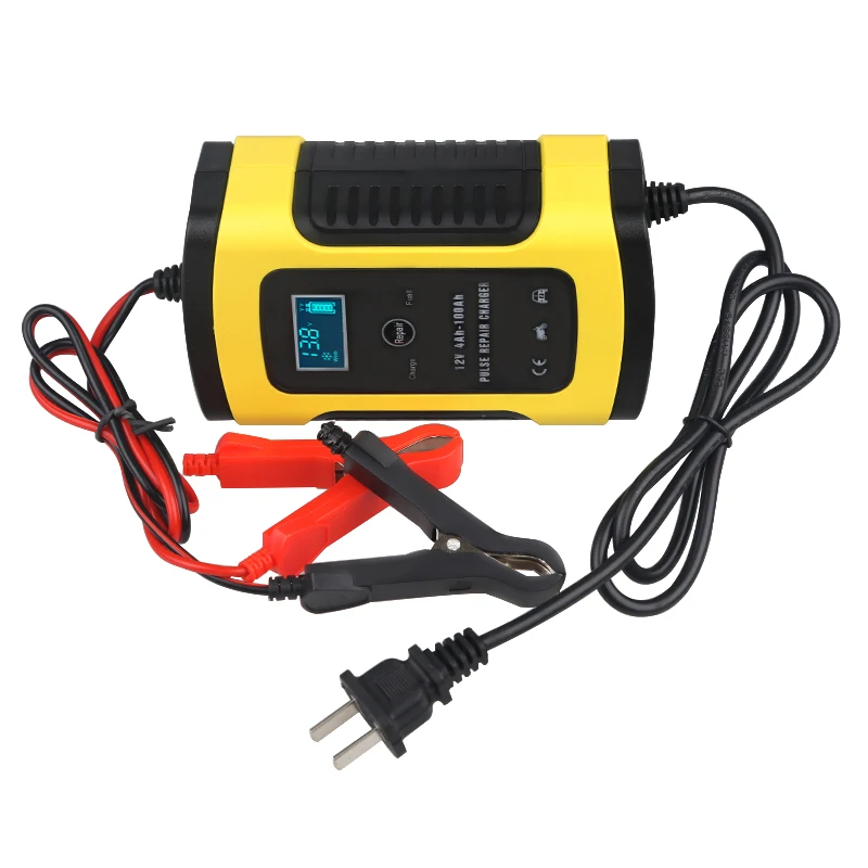 6A 12v Battery font b Repair b font Charger Motorcycle Car For Lead Acid Storage Charger
