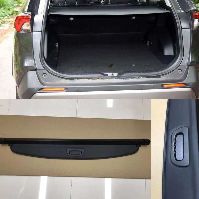 car accessories Aluminium alloy + Fabric Rear Trunk Cargo Cover Security Shield Screen shade For