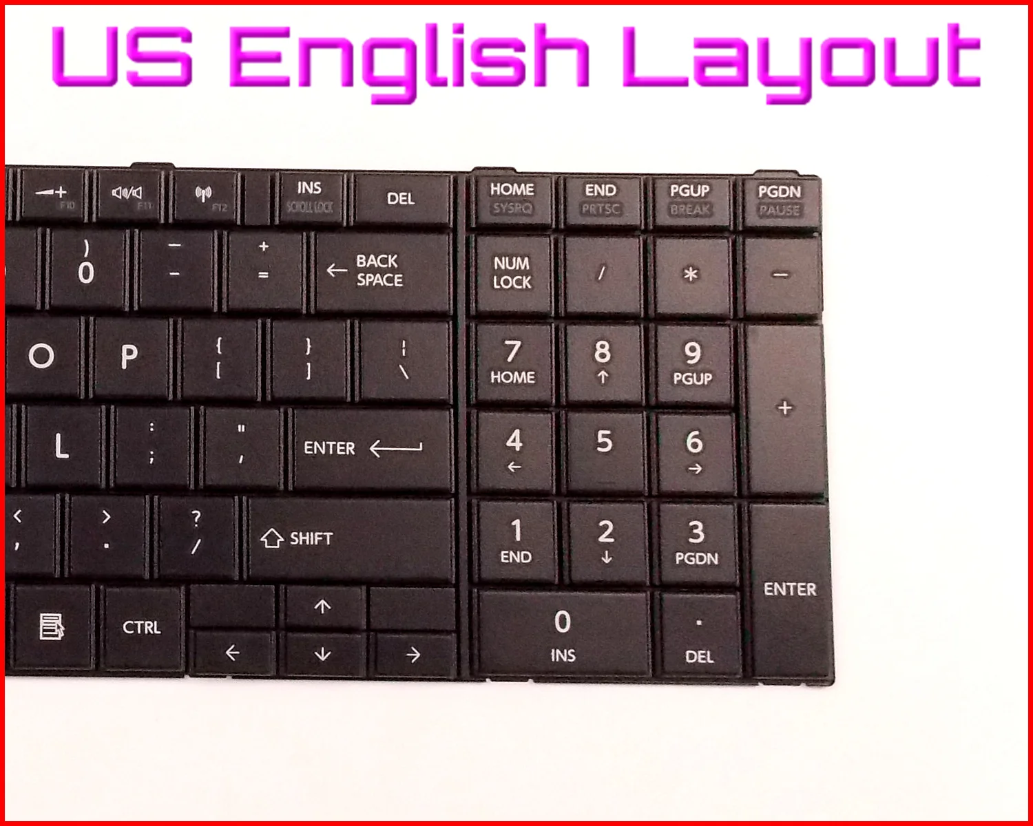 New Keyboard US English Version for Toshiba MP-11B93US-930W PSKG2U PSC9JU-003003 Laptop