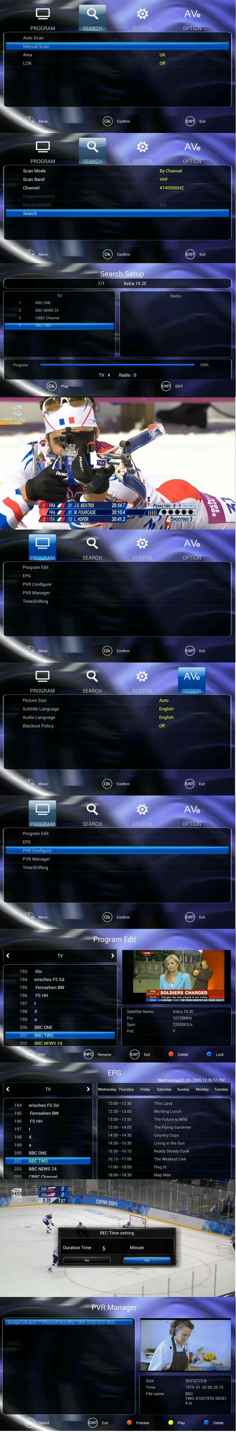 Купить DVB-t2 тюнер с multi plp, android tv box dvb-t2 ресивер, смарт ...