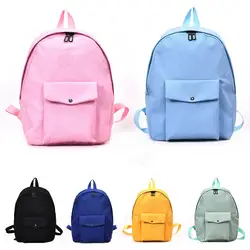 Bagpack для женщин 2018 взрослых подростковый рюкзак для девочек болота школьный рюкзак сумка Твердые карман студентов Bags6.82