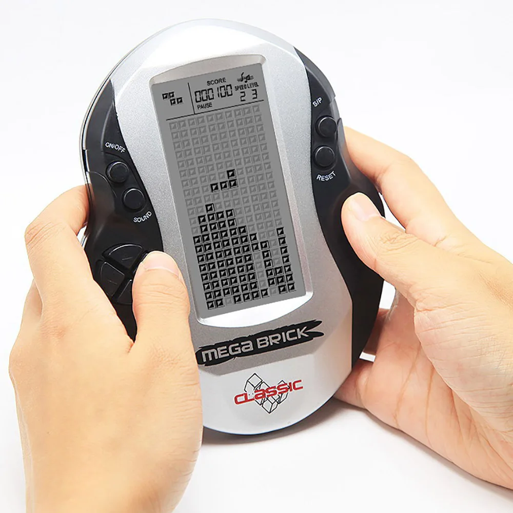 3 Inch Childhood Tetris Handheld Game Players Game Console LCD Electronic Games