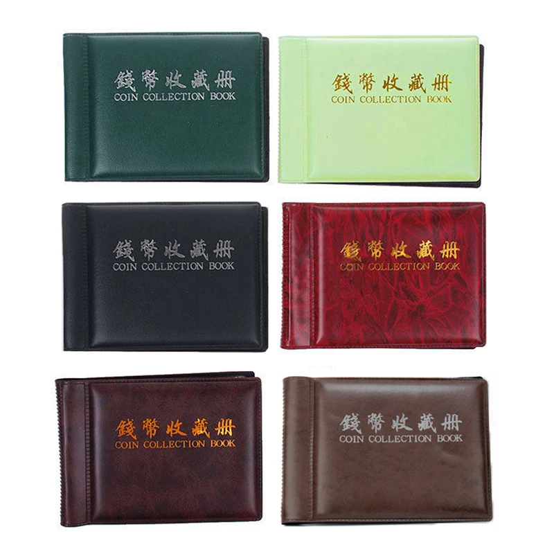 10 Pages 60 Pockets album for Coins Collection Book Home Decoration photo album PVC Coin Album Holders Collection Book photo album coins collection album coin collection album