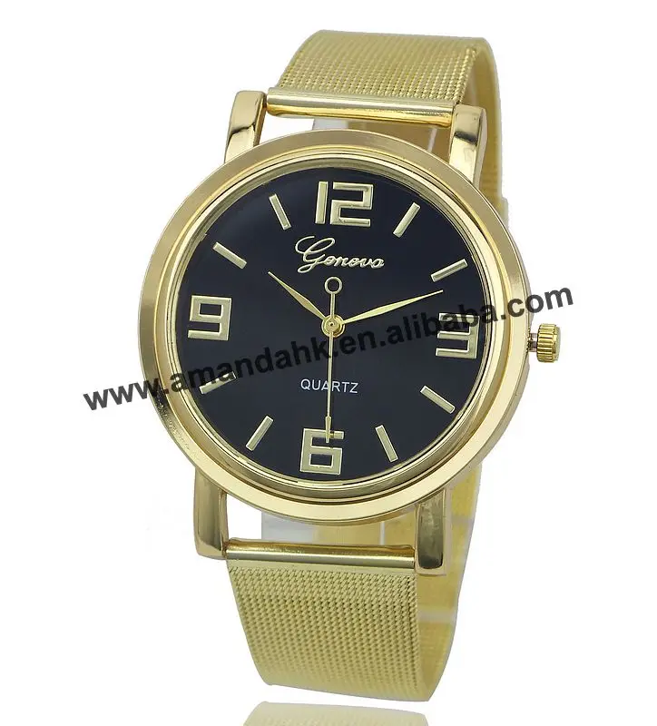 

Hot Fashion Wholesale Arrival Women Watches Hot Sale Women Casual Dress Watch Gold Silver Geneva Brand Alloy Watches