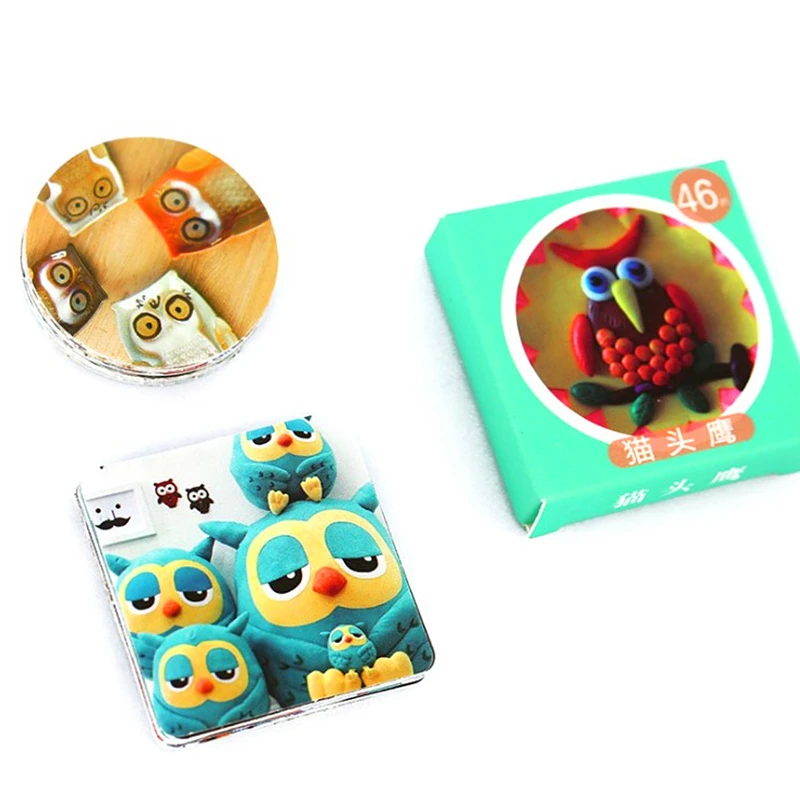 

Kawaii 46Pcs/Box stickers Owl Decorative Packaging Sealing Label Stationery Sticker Baking DIY Gift Box Irregular Stickers
