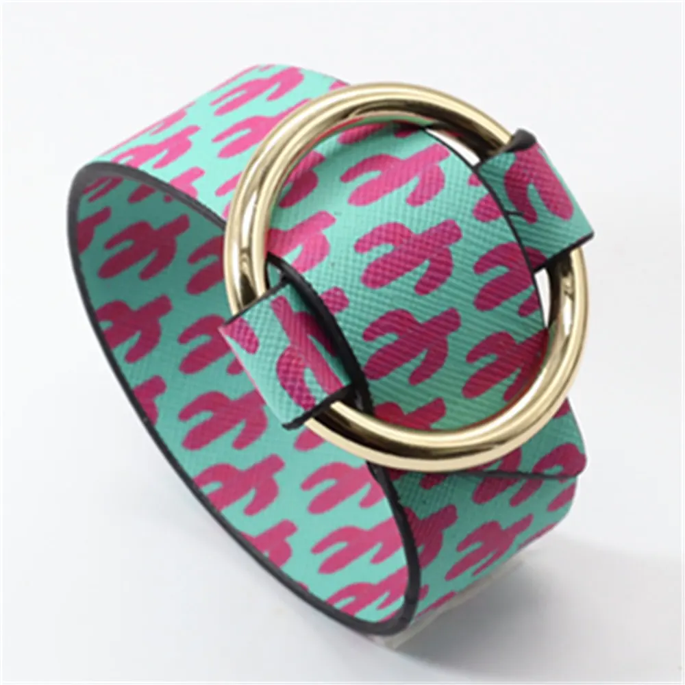 Cactus Wide Bangle Green Wristband Summer Beach Jewelry Chain Leather Bracelets For Women Cuff Bangle Female Party Jewelry Gift|Cuff Bracelets| - AliExpress