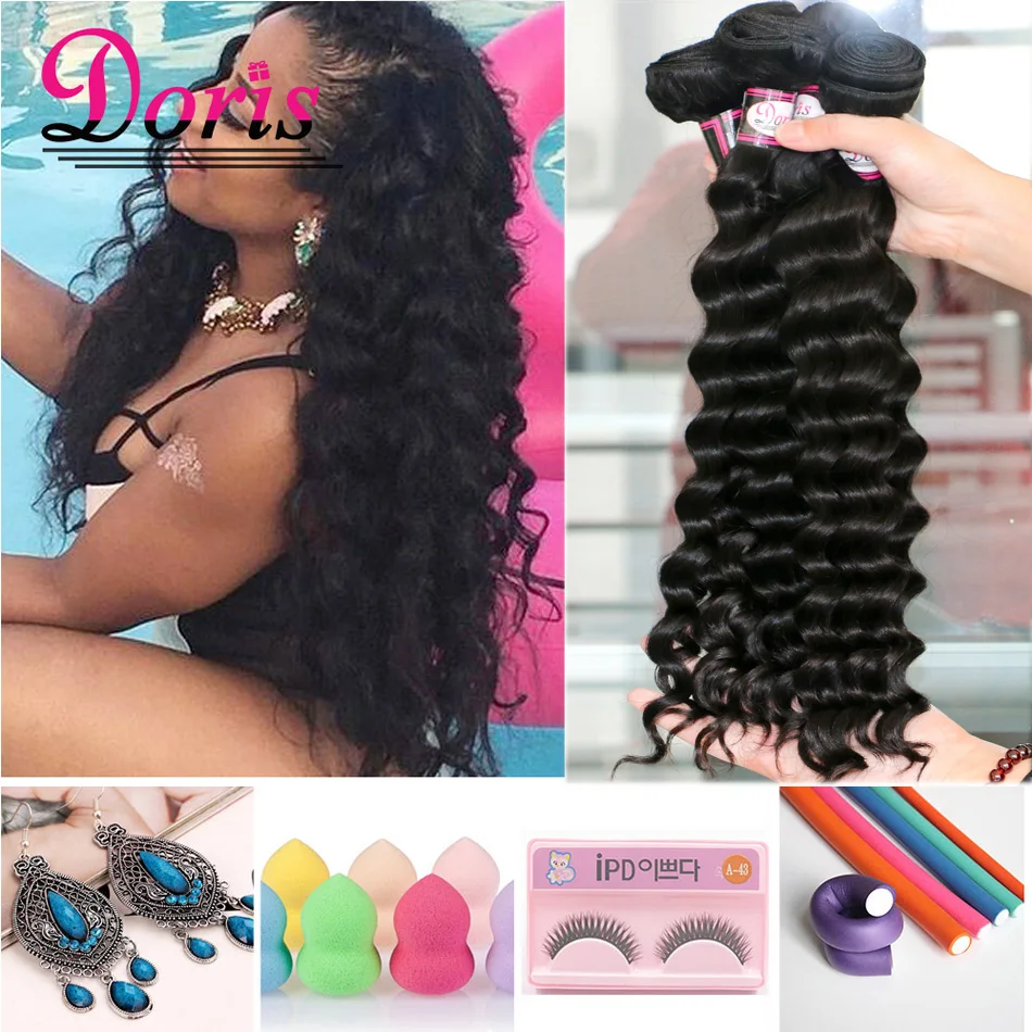 8A Brazilian Virgin Hair Loose Wave Queen Hair Products Loose Deep Wave