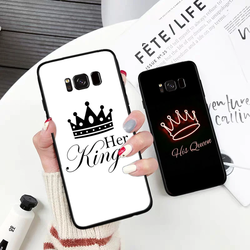 Принцесса проект &quotКорона&quot силиконовый чехол для Samsung S6 край S7 S8 плюс S9 S10 S10e M10