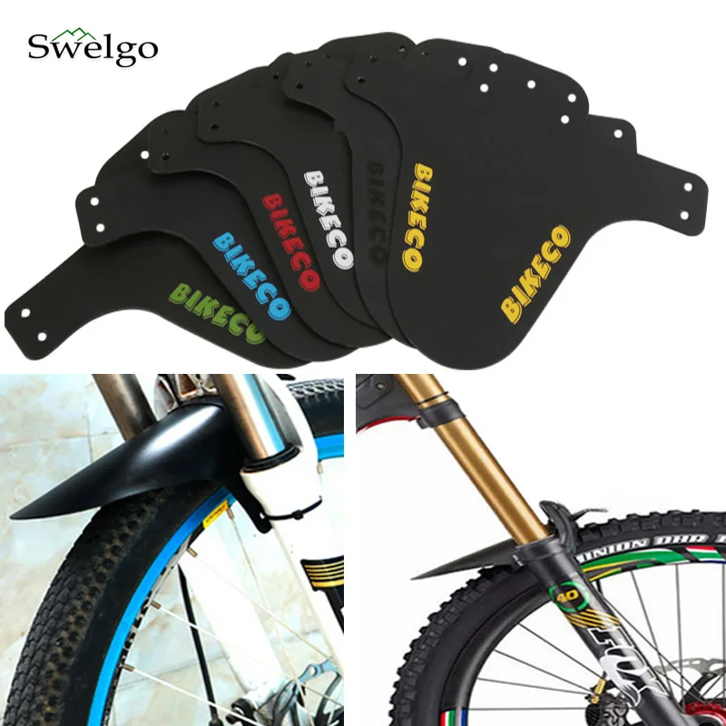 

2pcs/lot MTB Fat Fender Quick Release Mountain Bike Road Bicycle Wings Front Fork Fender and Rear Fender Mudguard