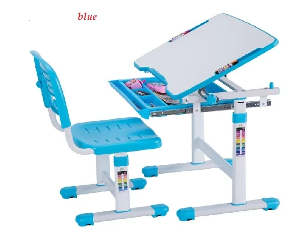 Kids Furniture Set Desk Children Learning Table Height Adjustable