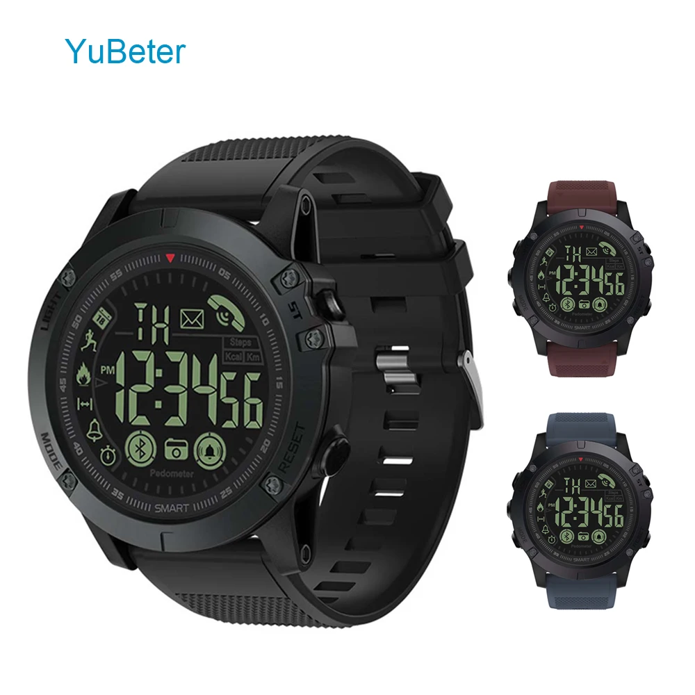 

YuBeter Sport Smartwatch Smart Watches Waterproof Ip68 Smart Watch for IOS Android With Alarm Clock Call Reminder Real Time Step