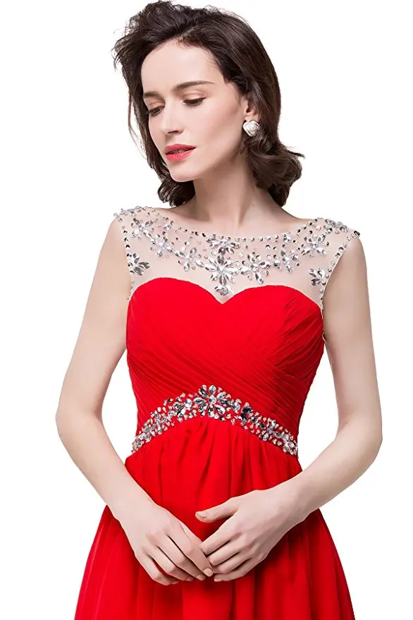 В, расшитое бисером Королевское синее красное короткое мини платье для выпускного бала, бальное платье, сплошное гофрированное шифоновое красное платье для выпускного вечера