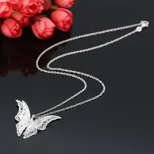 

Diomedes 2018 Newly High Quality Women Lovely Butterfly Pendant Chain Necklace Jewelry Necklaces Pendants Necklace 40p