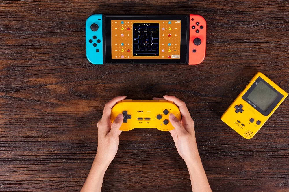 8 bitdo sn30 sem fio bluetooth controlador