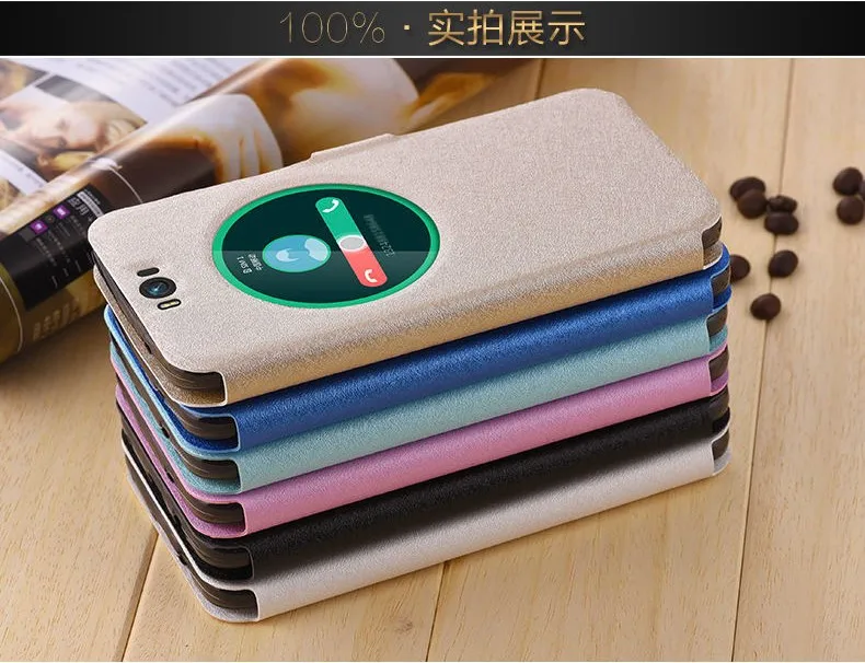 

Luxury View Window Leather Flip Cover Case fundas For Asus Zenfone Selfie ZD551KL Z00UD 5.5 Inch Phone Bags Cases