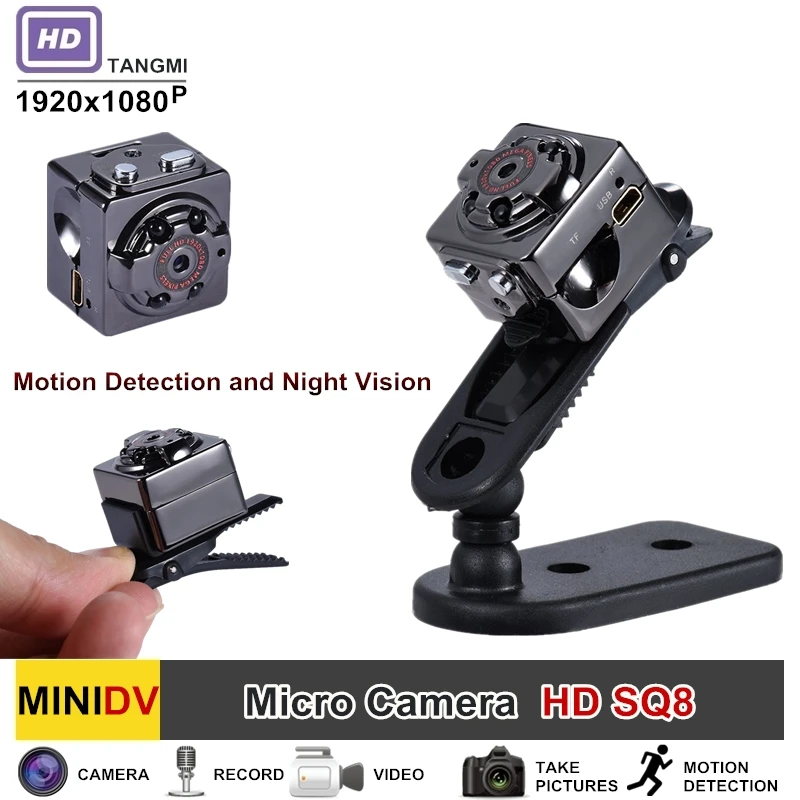 Spycam SQ8 Mini DV DVR Cam Portable Audio Video Camera with Motion Sensor IR Night Vision Camcorder SQ11 SQ10 SQ9 Dropshipping camera : image Spycam SQ8 Mini DV DVR Cam Portable Audio Video Camera with Motion Sensor IR Night Vision Camcorder SQ11 SQ10 SQ9 Dropshipping camera