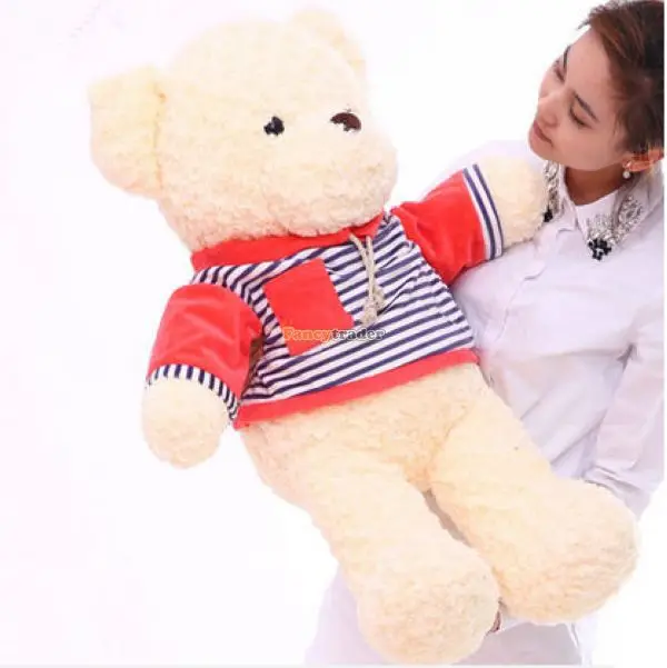 Fancytrader New Style! 47'' / 120cm  Lovely Giant Stuffed Plush Funny Teddy Bear Toy, 4 Colors Available, Free Shipping FT50855