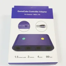 Горячие 4 порта для кубик для игры GC контроллеры usb-адаптер для nintendo Wi i U PC N GC для ПК игровой аксессуар