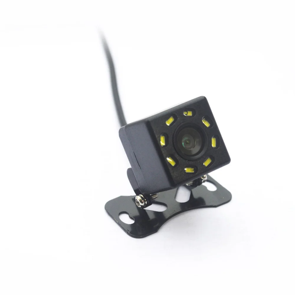 Универсальная Резервная парковочная камера 8 светодио дный ночного видения водостойкая 170 широкоугольная HD видео Автомобильная камера заднего вида - Цвет: C 8 LED