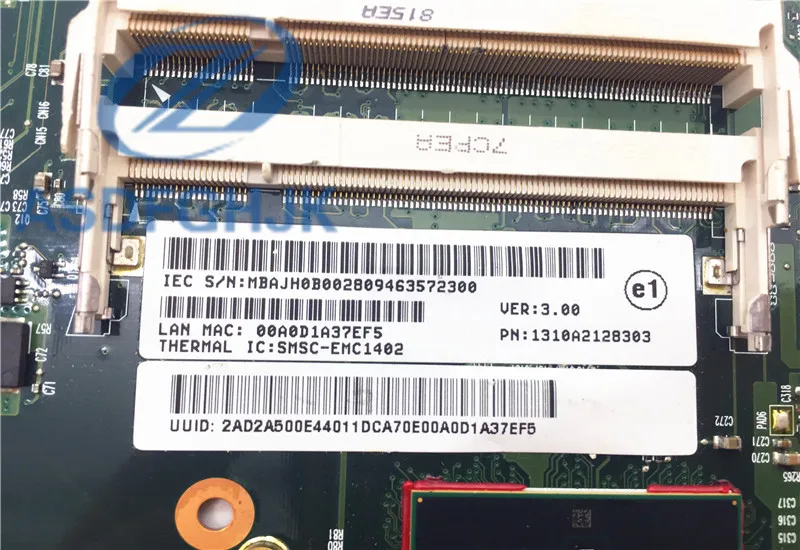 wonderful  Laptop motherboard P/N:1310A2128303 MBAJH0B001 for Acer FOR Aspire 9920 9920G series 6050A2128301-M