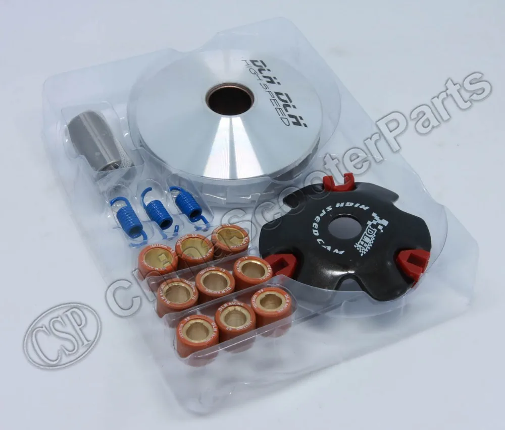 Performance CVT Variator Front Clutch Drive Pulley Kit for GY6 50 50cc DIO 50cc 139QMB 139QMA Moped scooter ATV Performance CVT Variator Front Clutch Drive Pulley Kit for GY6 50 50cc DIO 50cc 139QMB 139QMA Moped scooter ATV