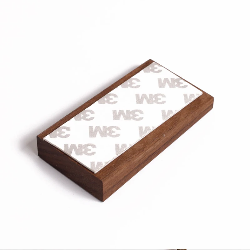 Solid wood creative key linked to the wall hanging strong adhesive no trace free wall stickers hook wood decoration
