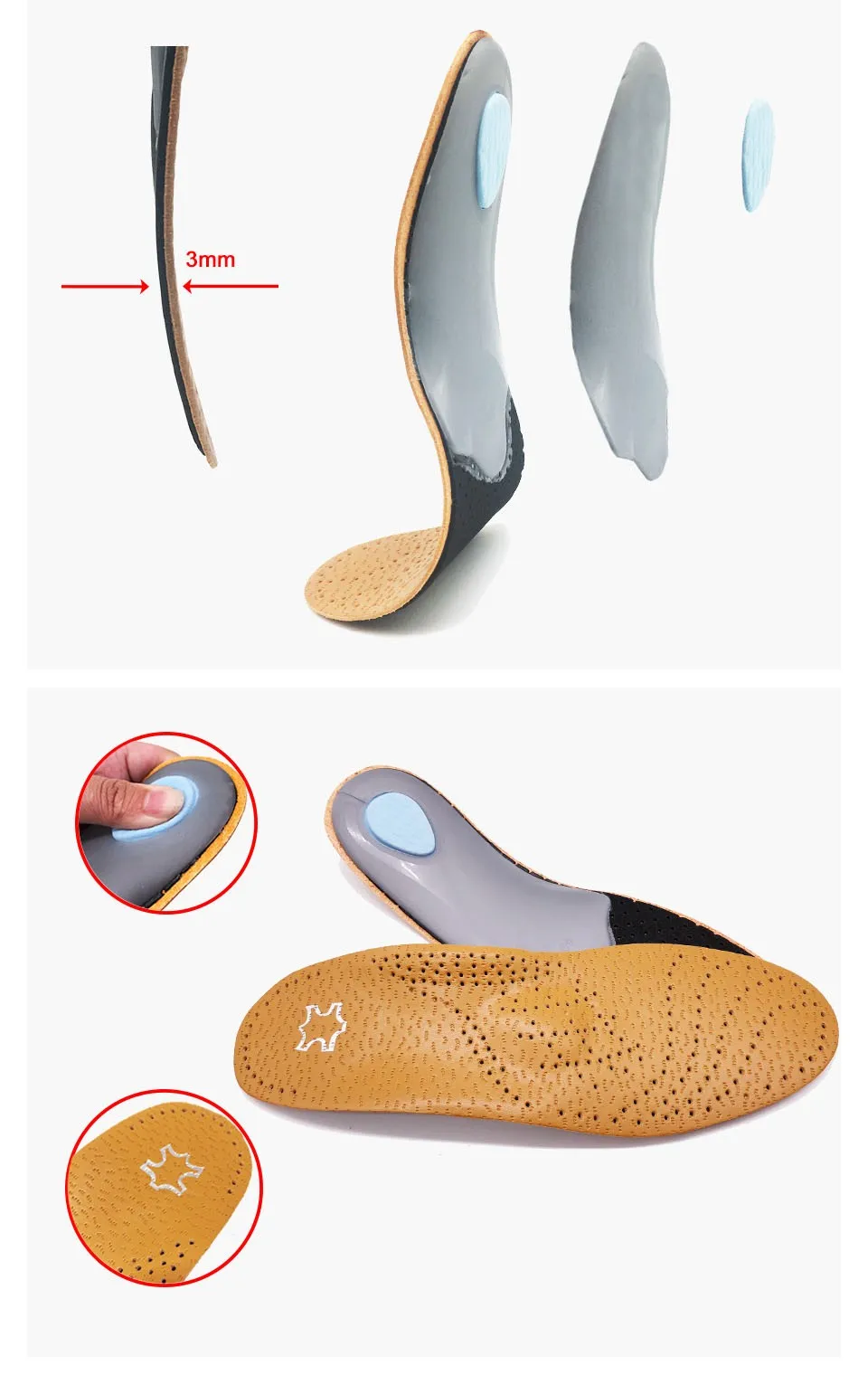 eather orthopedic insole details5