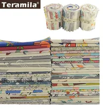 Teramila хлопок ткань метр 50x160 см животных цветочный мультфильм дизайн Telas Ankara ребенок ткань DIY Tissu для одеяла платье