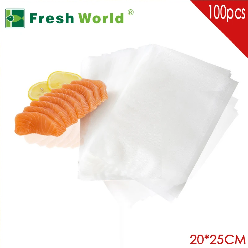 100pcs Household Food Vacuum Sealer Bags Packaging Machine Vacuum