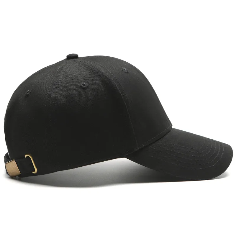 black baseball cap men women hat snapbcak Baseball Caps male Casual solid color bone Hats dad cap gorras Size adjustable cap