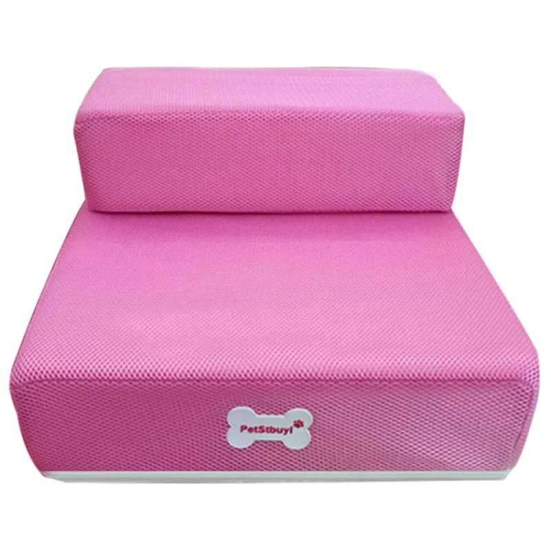 

Dog Cage Dog Stairs for Small Dogs Dog Crate Pet Stairway Foldable Lightweight Pet Kennel Two-Step Cat Stairs Pet Supplies