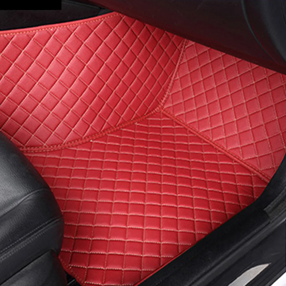 

Fox car floor mats for Toyota RAV4 Camry Prado Corolla Highlander 5D car styling rugs carpet full cover case liners