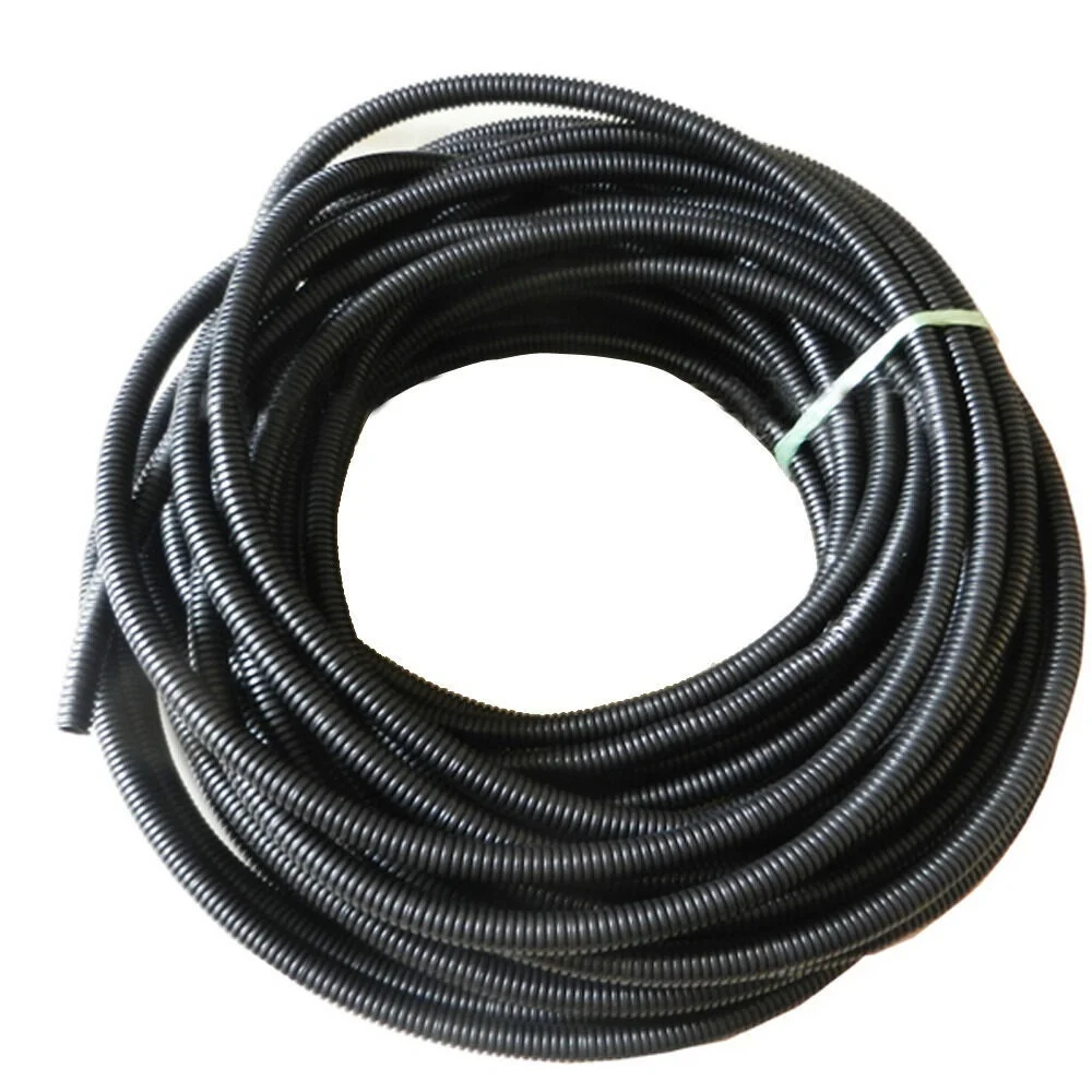 HOUTBY Black 7mm Width Split Loom Wire Flexible Tubing Conduit Hose Cover Car 15M Length 