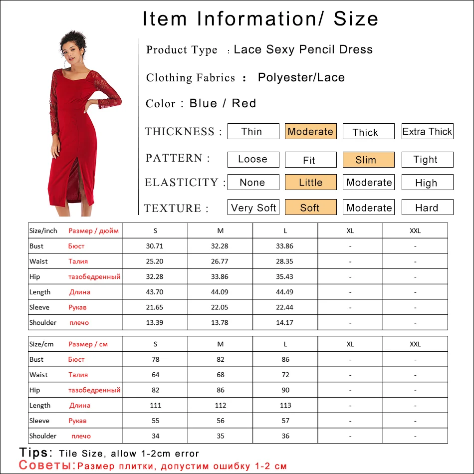 Gladiolus Sexy New Summer Dress Women 2019 Long Sleeve V Neck Slim Lace Patchwork Midi Women Office Dress Ladies Pencil Dresses (6)