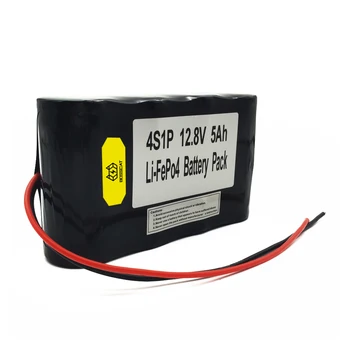 

4S1P 12.8V 5Ah Rechargeable LiFePO4 Lithium Battery Pack for Scooter Electric Bike Battery Power Tool Supply Batteries