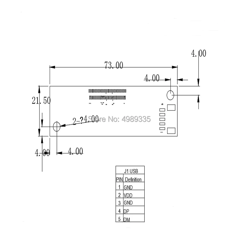 15 inch capacitive touch G+G structure 325.5X252.5mmUSB universal 10-point touch 4:3 LCD screen for LC-15109