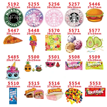 

2018 new arrival Free shipping 30 pcs/package printed resin planar flat-back resins for Hair Bow Decoration PR5192