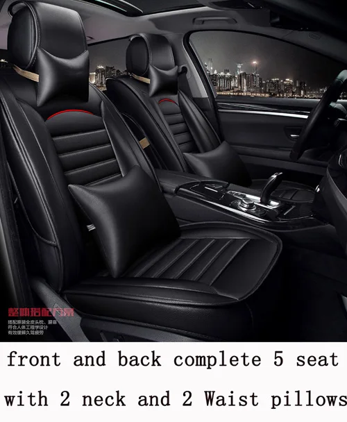 Negro Fundas de Asientos para Opel Insignia Cubierta Coche Delant Sólo