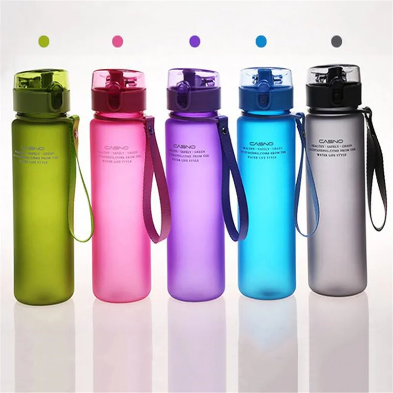 560ML Leak Proof Seal Large Capacity Nozzle Sport Bicycle Plastic