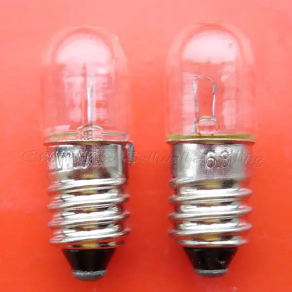 Большой! Миниатюрный светильник лампа 6 3 в 1 Вт E10 T10x28 A503|miniature light bulb|6.3v bulbminiature bulb |