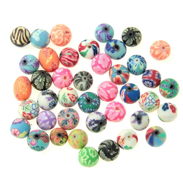 Buy 12mm Fimo Polymer Clay Beads For Bracelet Necklace