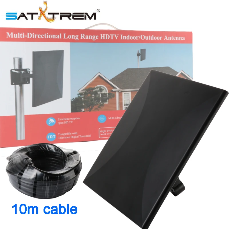 Цифровая ТВ Базовая антенна SatXtrem 318A для помещения и улицы DVB T2 T усилитель сигнала