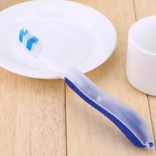 Складная зубная щетка, 4 цвета, es, для отелей, портативная зубная щетка для путешествий, кемпинга, походов, набор, зубная щетка, ГИГИЕНИЧЕСКИЕ Инструменты для чистки зубов и полости рта